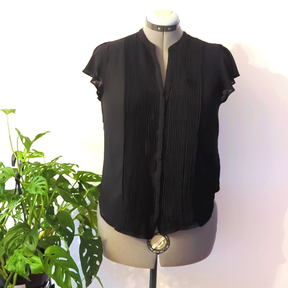 H&M  Flutter Sleeve Blouse, Size 12